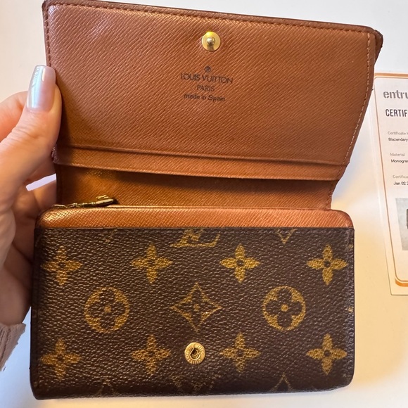 Louis Vuitton Handbags - Louis Vuitton Monogram Canvas Brown and Tan Continental Wallet